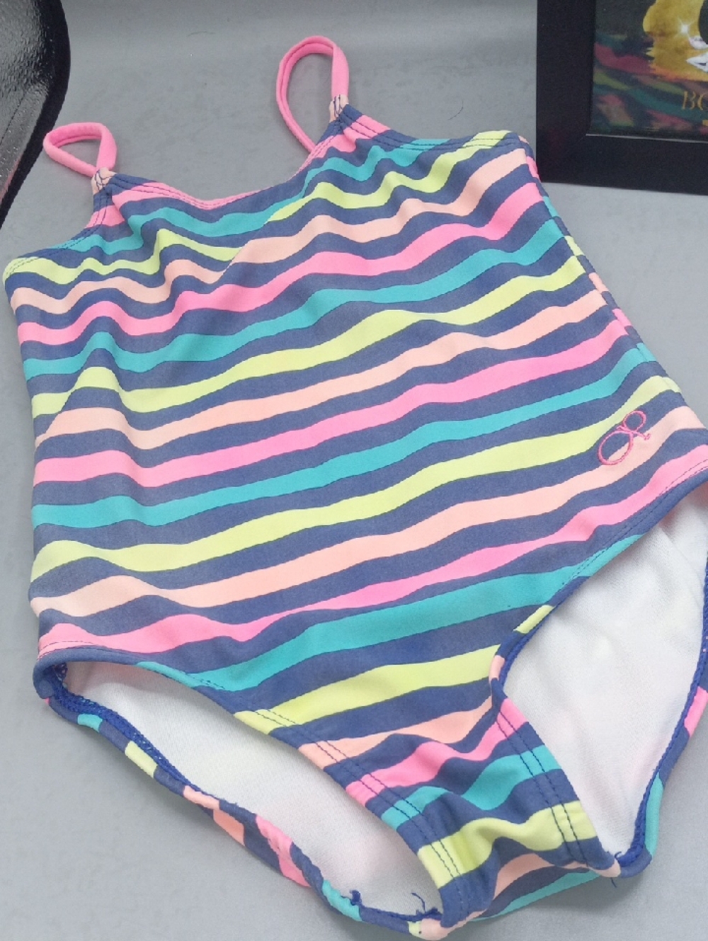 OP Girls 0ne Piece Colorful Swimsuit